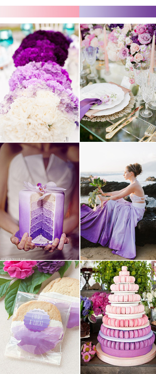 Cool Wedding Colors
 Unique Ombre Wedding Color Ideas for 2017 Spring – Stylish
