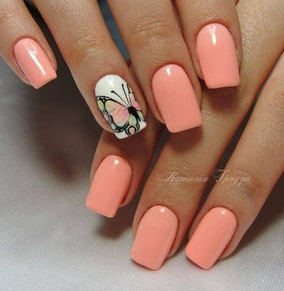 Coral Nail Ideas
 50 Dazzling Ways to Create Gel Nail Design Ideas to