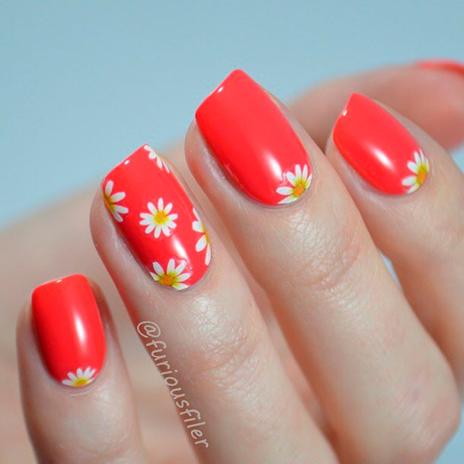 Coral Nail Ideas
 y Summer Nails Ideas