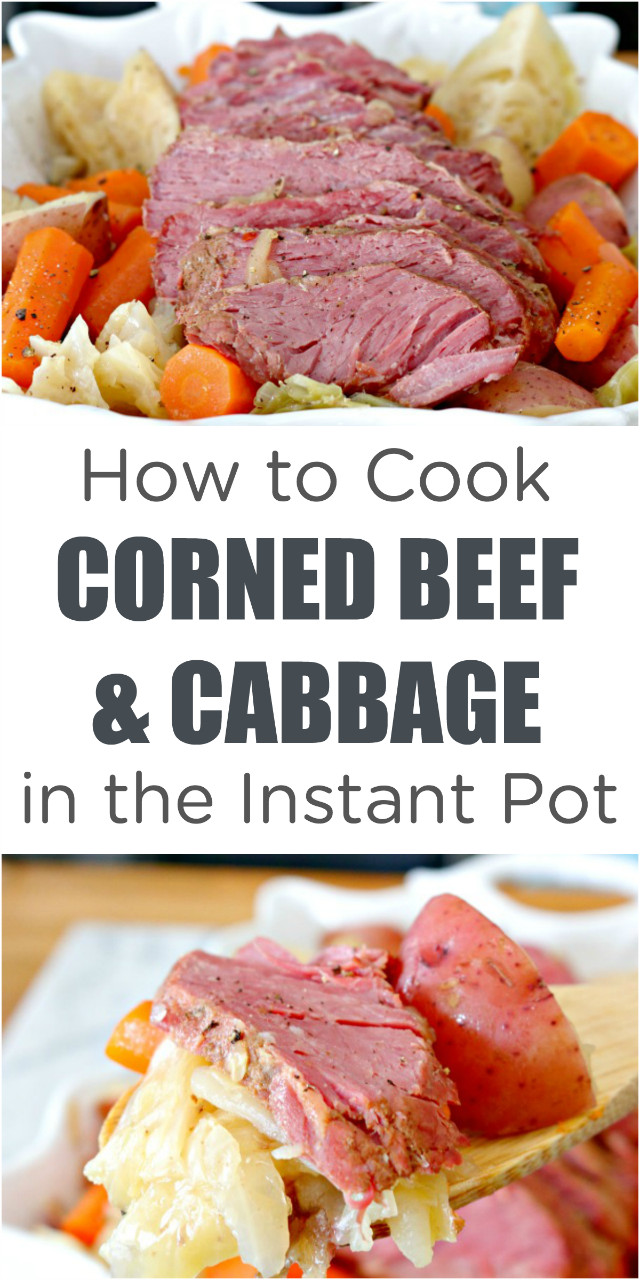 Corned Beef And Cabbage Instant Pot
 How to Cook Instant Pot Corned Beef and Cabbage Mom 4 Real