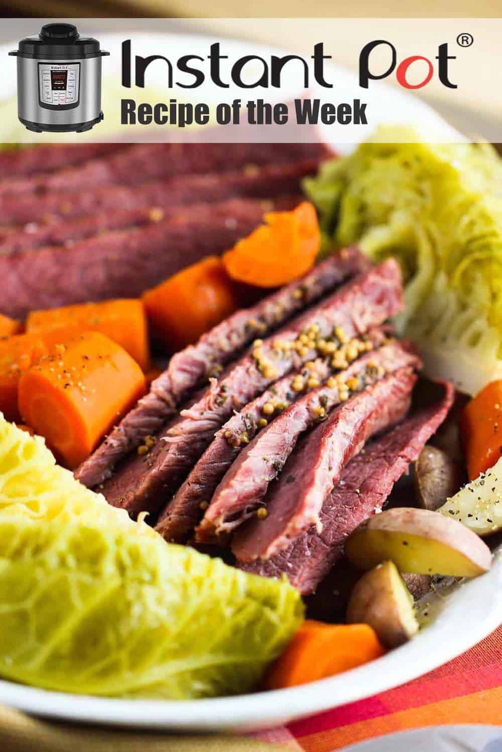 Corned Beef And Cabbage Instant Pot
 Instant Pot Corned Beef with Cabbage How To Feed A Loon