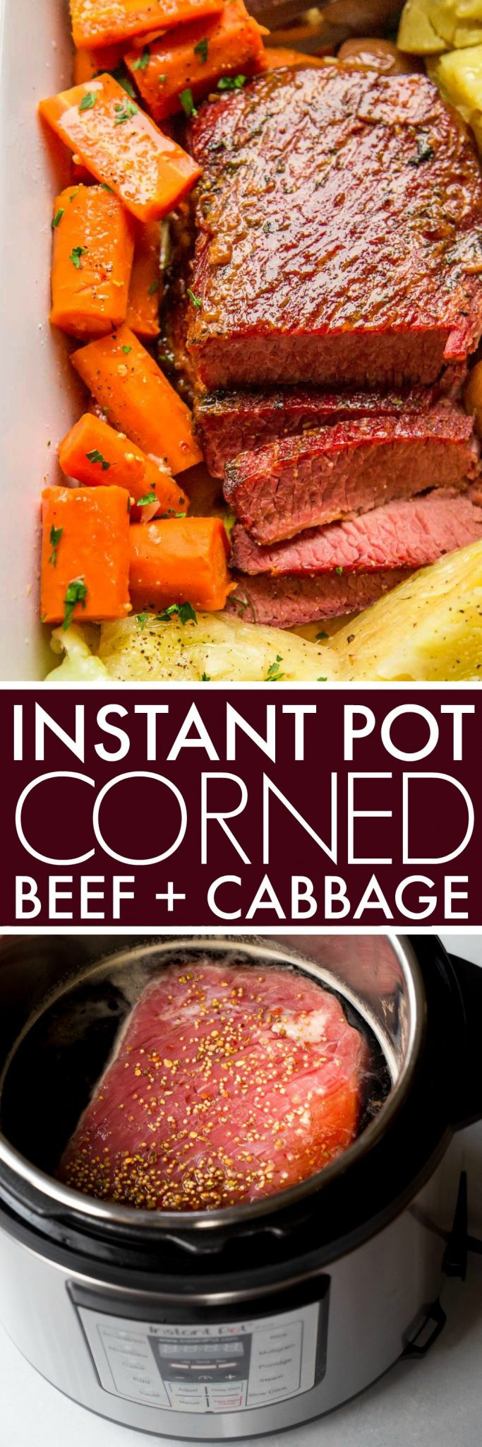 Corned Beef And Cabbage Instant Pot
 Instant Pot Glazed Corned Beef & Cabbage