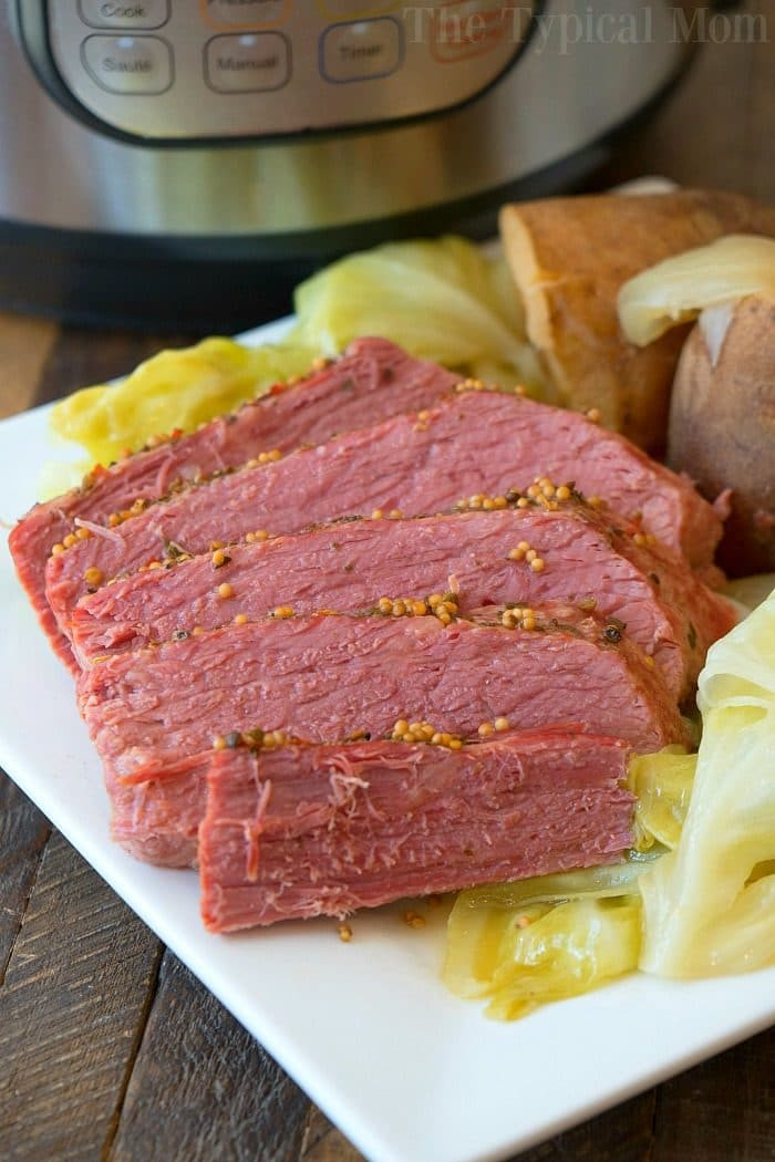 Corned Beef And Cabbage Instant Pot
 Easy Instant Pot Corned Beef and Cabbage Recipe Video
