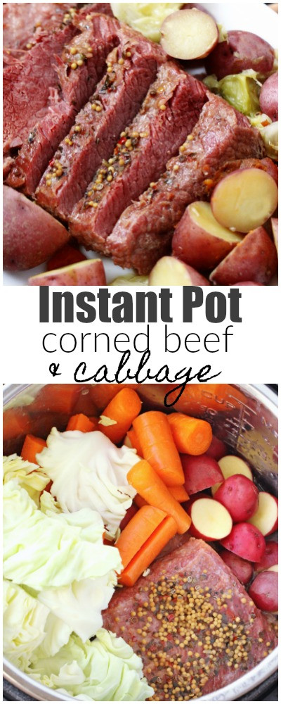 Corned Beef And Cabbage Instant Pot
 Instant Pot Corned Beef and Cabbage Favorite Family Recipes