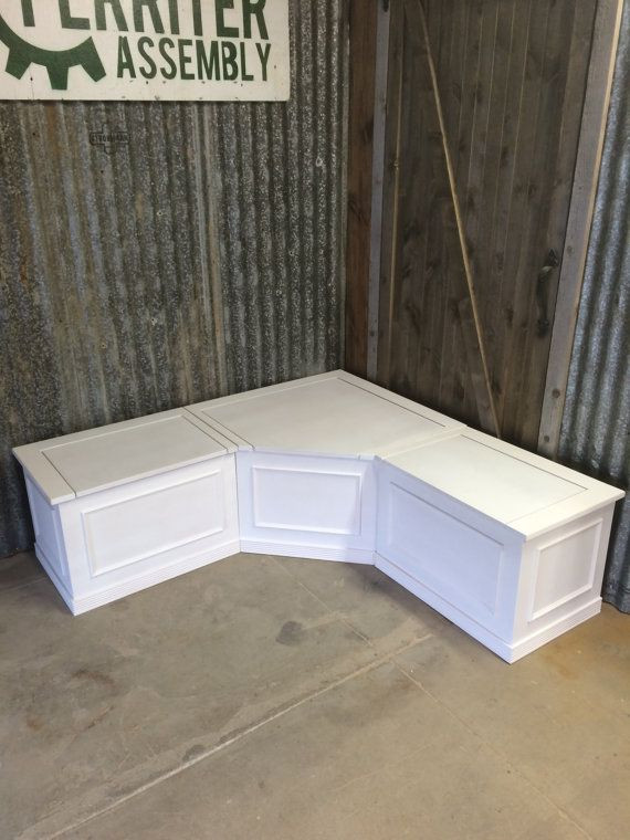 Corner Bench Seating With Storage
 Banquette Corner Bench Seat with Storage RAW or FINISHED