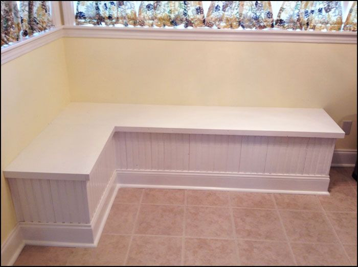 Corner Bench Seating With Storage
 make your own bench seat and save space in your kitchen