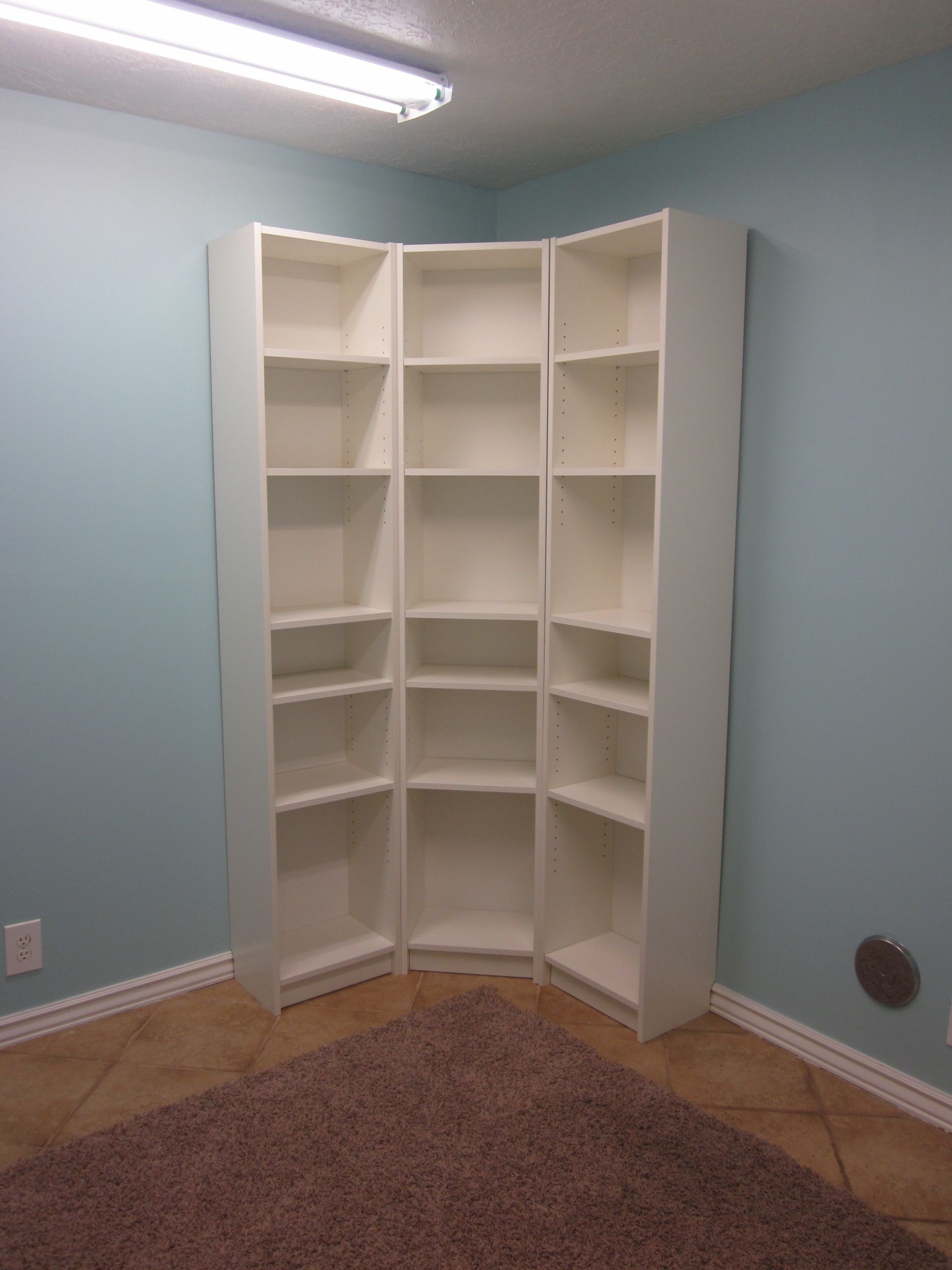 Corner Storage Cabinet For Bedroom
 Corner bookcase ikea white