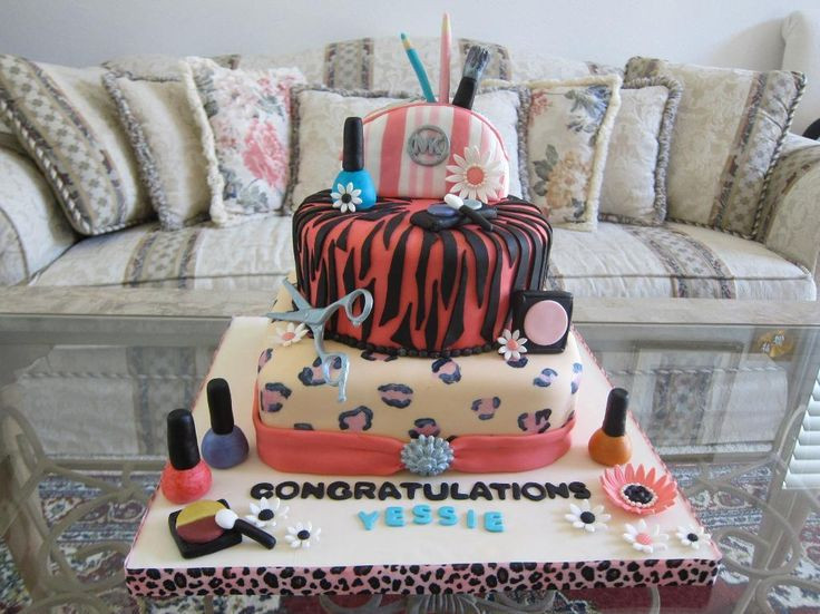 Cosmetology Graduation Party Ideas
 17 Best images about cosmetology cake ideas on Pinterest