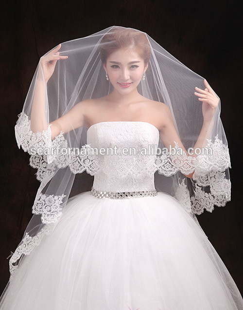 Cost Of Wedding Veil
 Factory Price e Piece Sale La s Muslim Bridal Veil