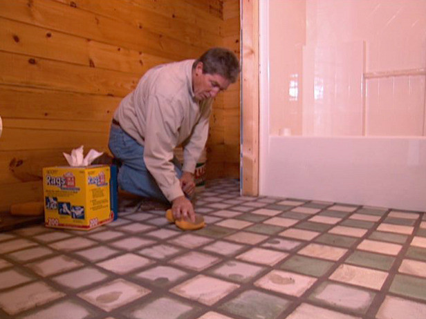 Cost To Retile Kitchen Floor
 How to Tile a Master Bath Floor how tos