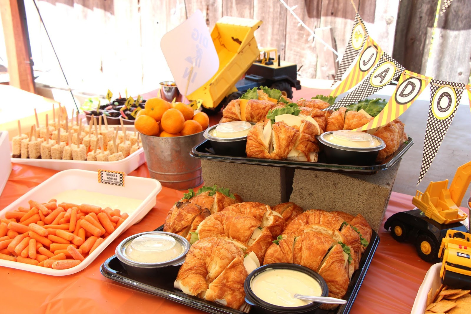 Costco Party Food Ideas
 What a Ride Jadon s Construction Themed 3rd Birthday Party