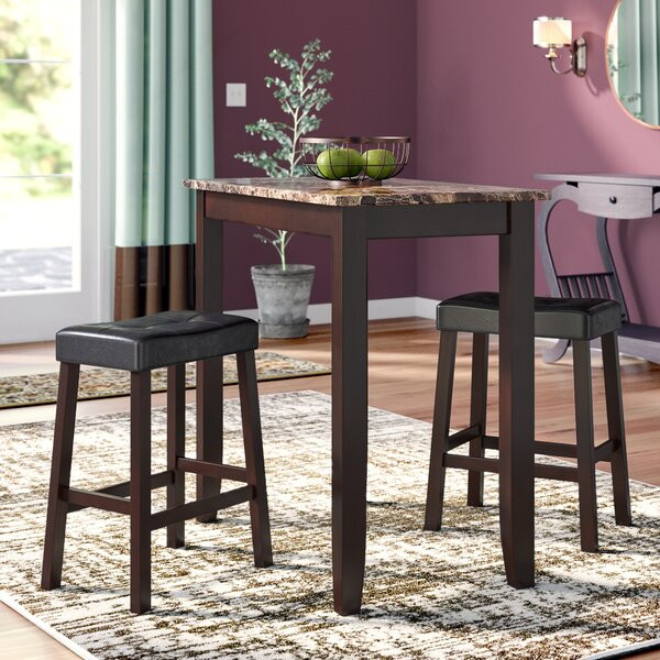 Counter Height Kitchen Sets
 Andover Mills Daisy 3 Piece Counter Height Pub Table Set