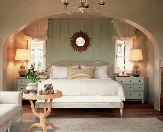 Country Bedroom Decorating
 loft & cottage peaceful country bedroom