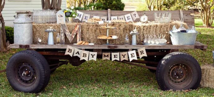 Country Gender Reveal Party Ideas
 Kara s Party Ideas Milk and Cookies Gender Reveal Party