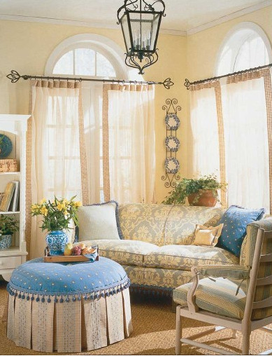 Country Living Room Curtains
 How to Get The Look French Country Decorating