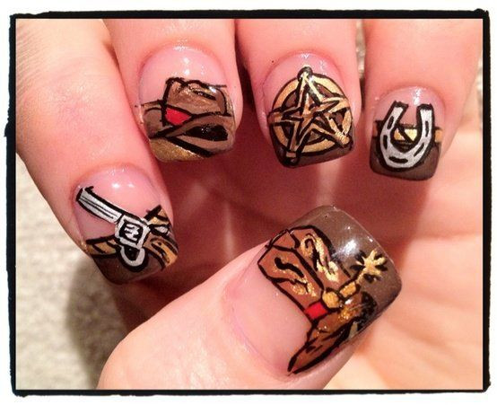 Country Nail Designs
 1000 images about Paisley Country Nails on Pinterest