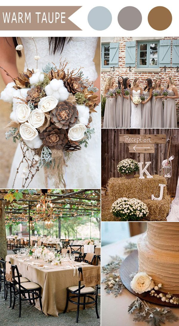Country Wedding Color Schemes
 Top 10 Fall Wedding Color Ideas for 2016 Released by