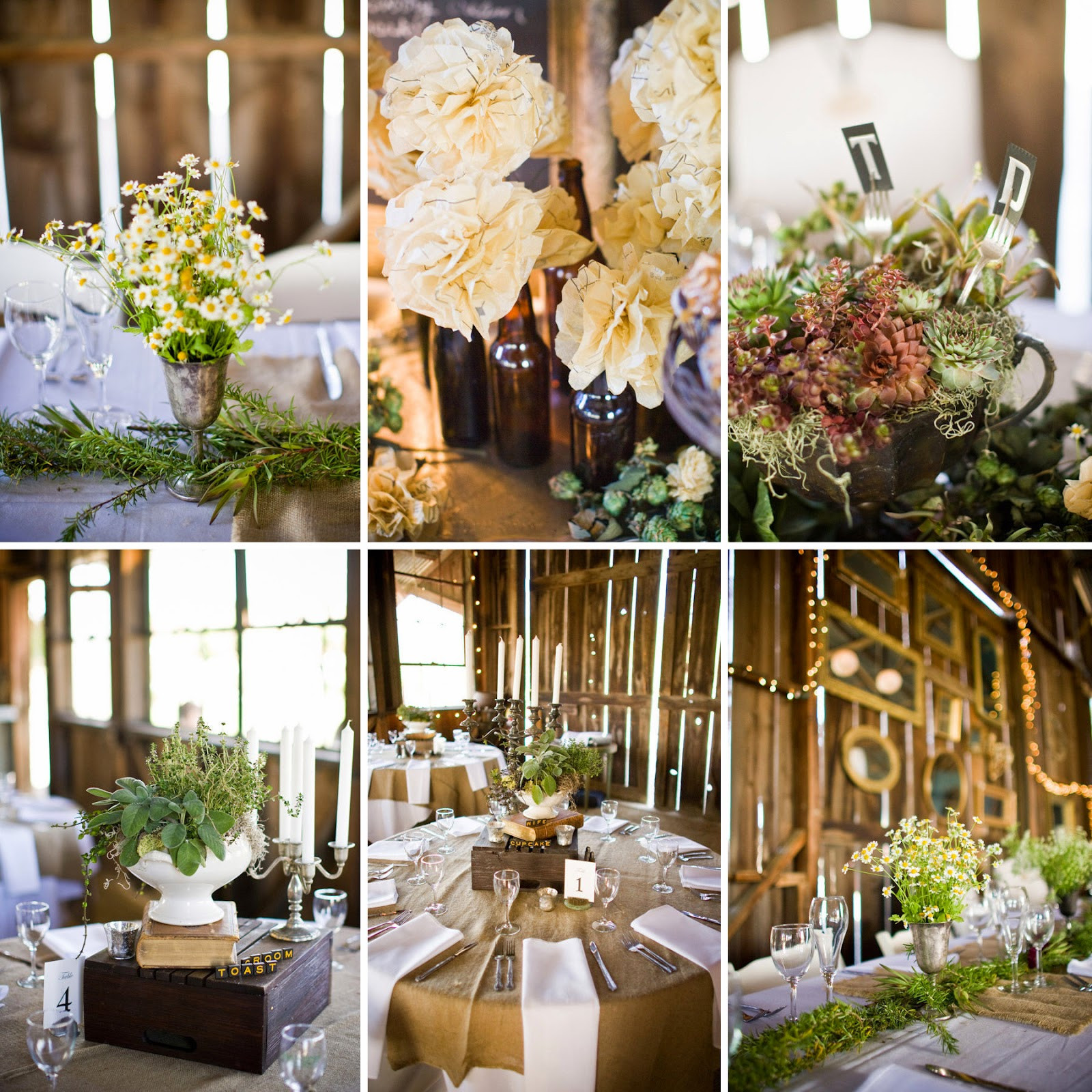 Country Wedding Decoration Ideas
 Bling Brides Country Weddings Yee Haw Country Centerpieces