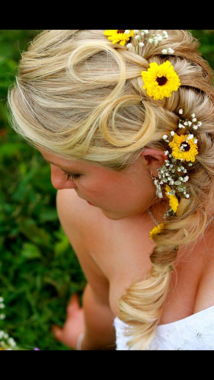 Country Wedding Hairstyles For Bridesmaids
 Country wedding hair Wedding Pinterest