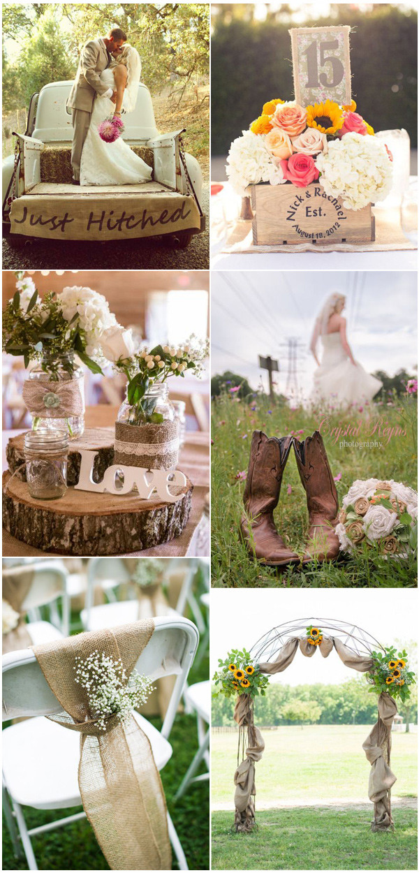 Country Weddings Decorations
 100 Rustic Country Wedding Ideas and Matched Wedding