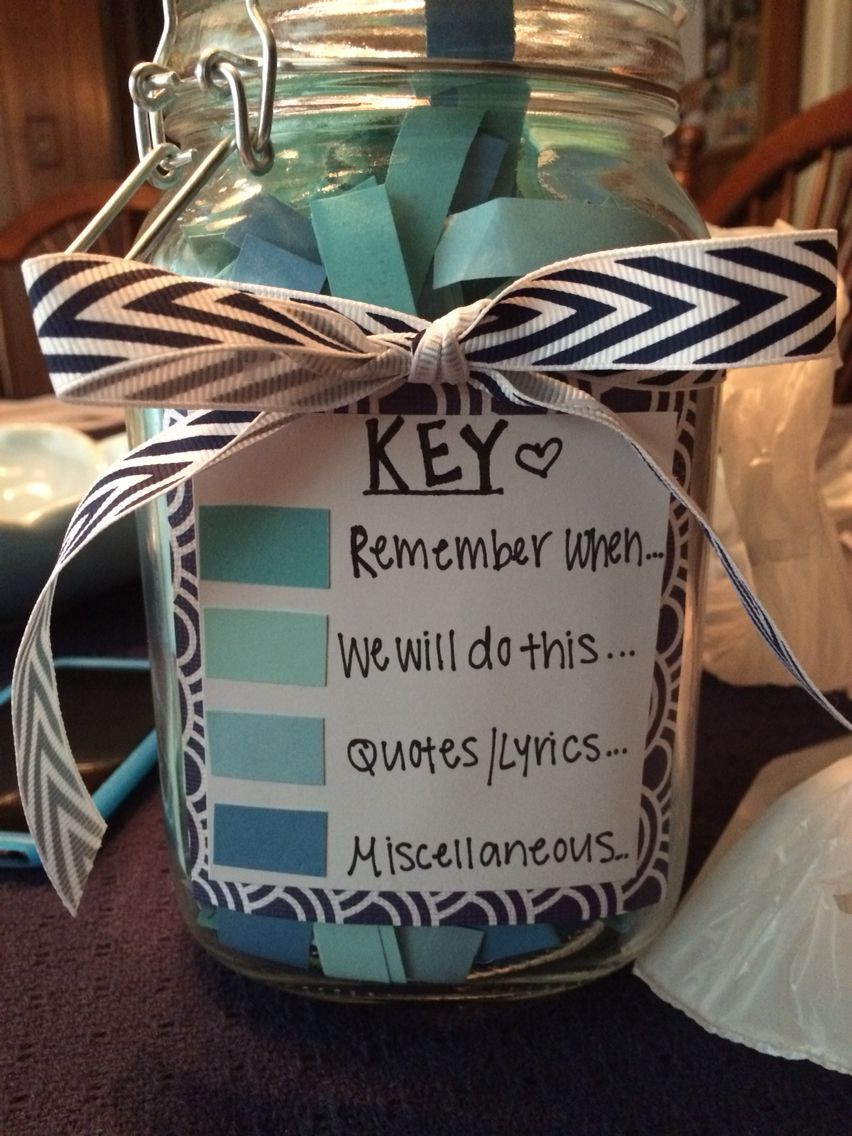 Couple Gift Ideas For Her
 365 Note Jar …