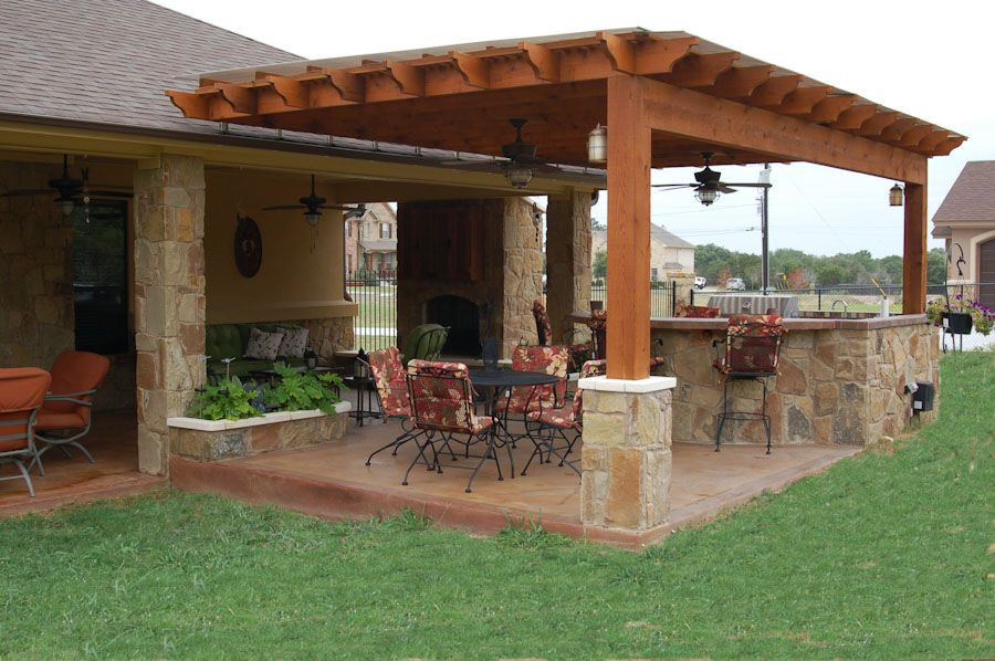 Covered Outdoor Kitchen Structures
 outdoor pergolas covered