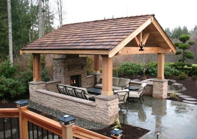 Covered Outdoor Kitchen Structures
 outdoor living areas outdoor living area 1