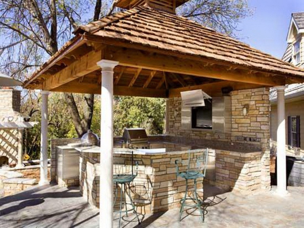 Covered Outdoor Kitchen Structures
 Top 15 Outdoor Kitchen Designs and Their Costs