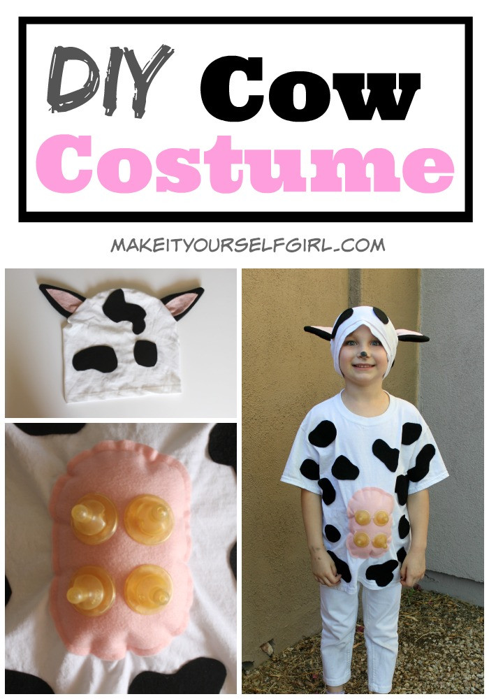 Cow Costume DIY
 DIY Cow Costume Easy and Cute Make It Yourself Girl