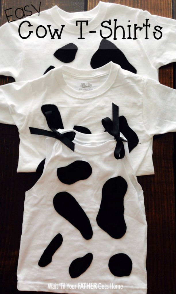 Cow Costume DIY
 Easy DIY Cow Costumes for Kids Wait Til Your Father Gets