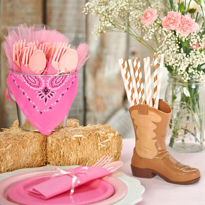 Cowgirl Birthday Decorations
 Pink Cowgirl Birthday Party