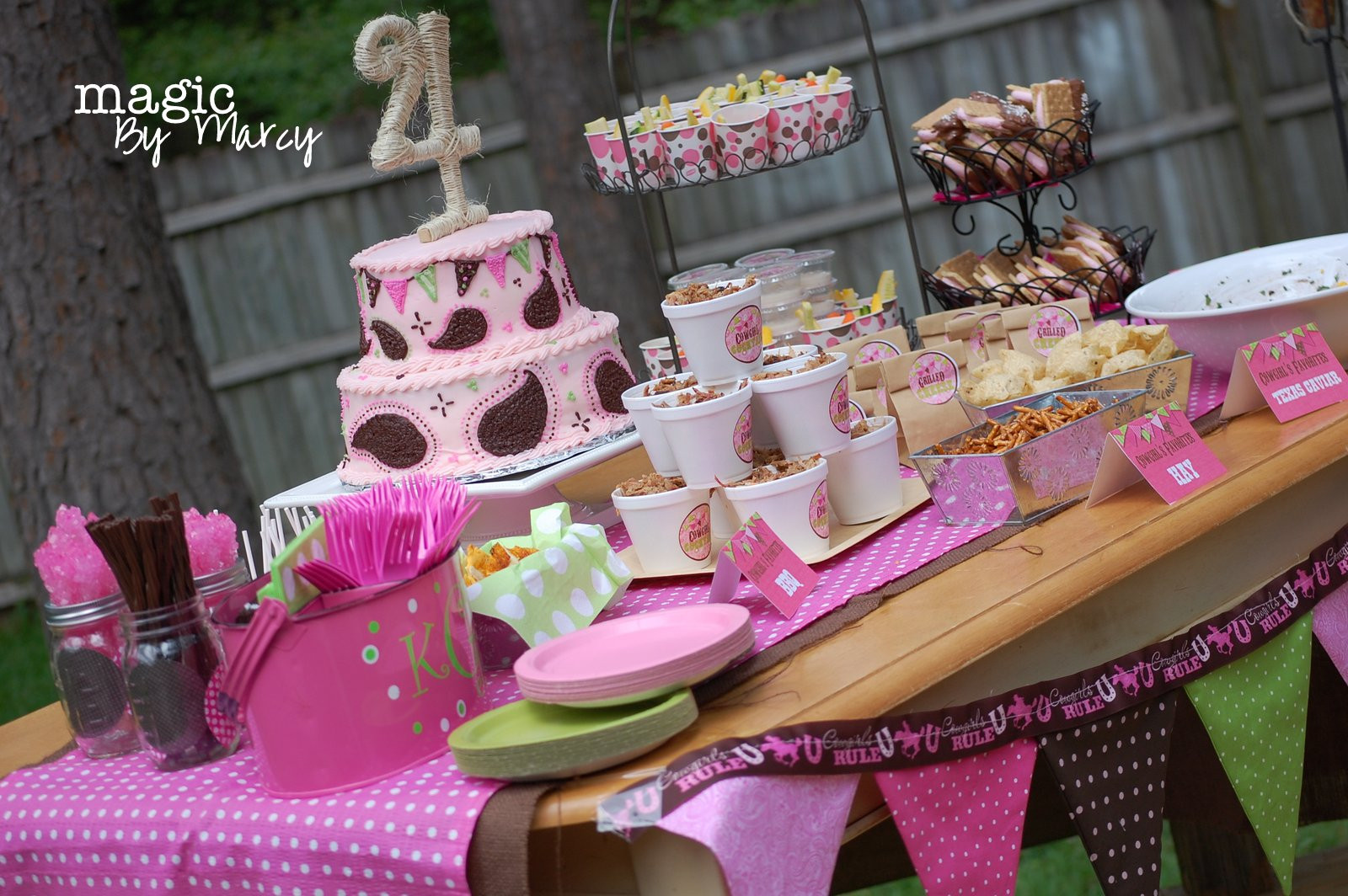 Cowgirl Birthday Decorations
 Cowgirl Party Simply Sprout