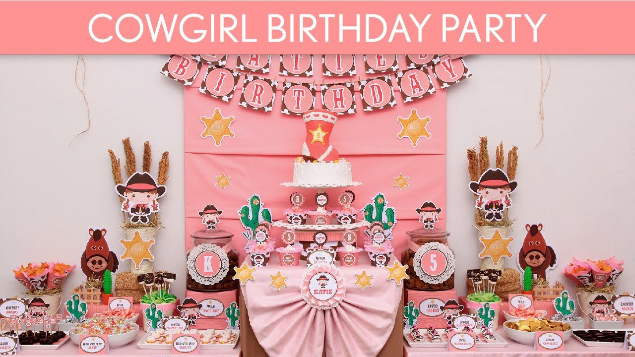 Cowgirl Birthday Decorations
 Cowgirl Birthday Party Ideas Cowgirl B12