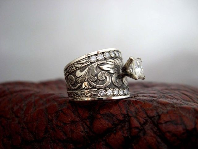 Cowgirl Wedding Rings
 1000 images about Jewelry Rings Western on Pinterest
