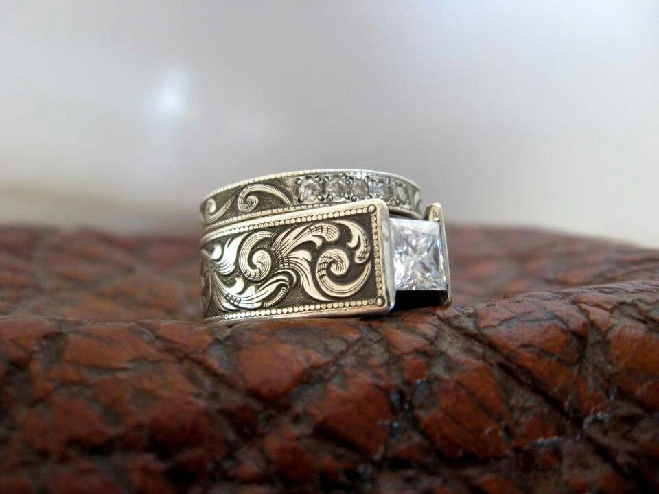 Cowgirl Wedding Rings
 Western ring