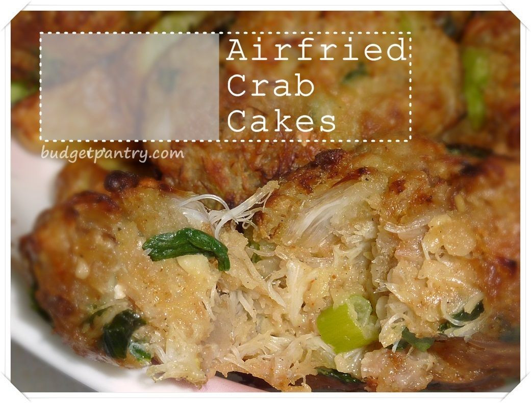 Crab Cakes In Air Fryer
 Airfried Crab Cakes