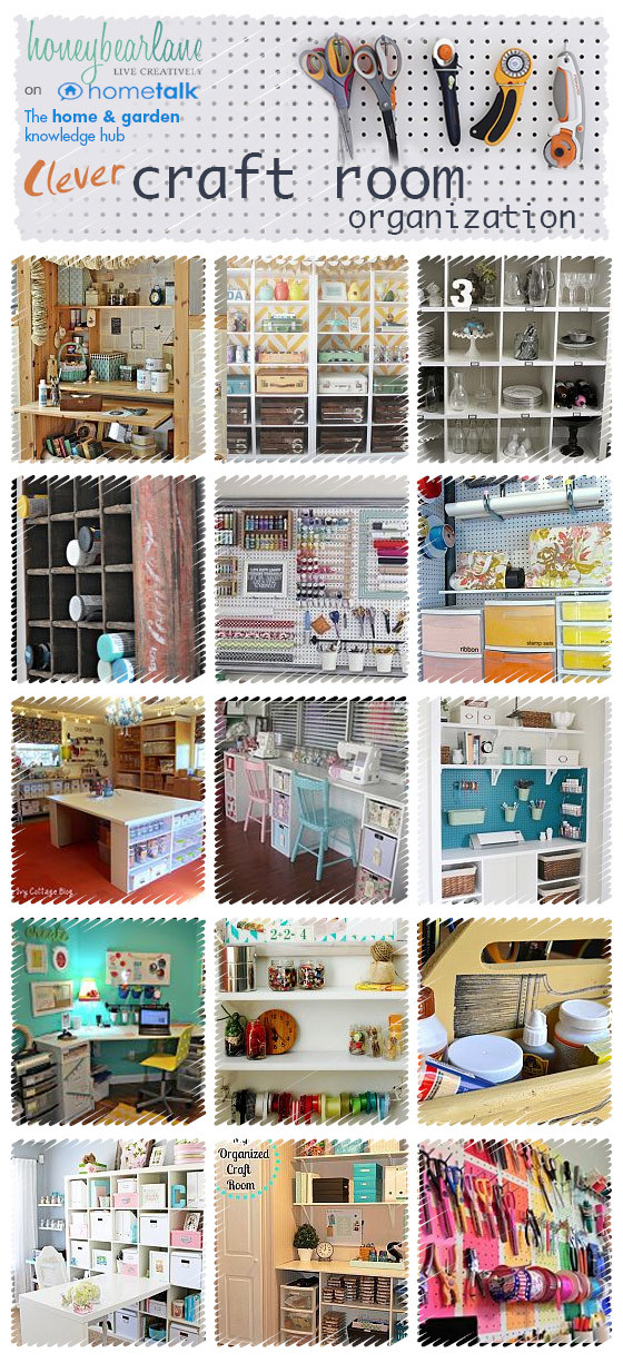 Craft Room Organization Ideas
 25 Ideas for Craft Room Organization HoneyBear Lane