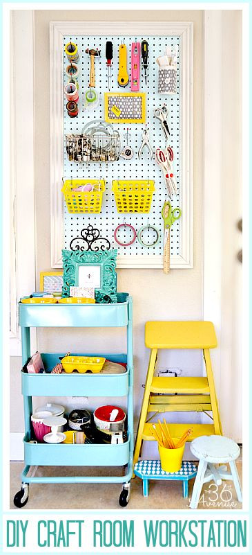 Craft Room Organization Ideas
 20 Craft Room Organization Ideas