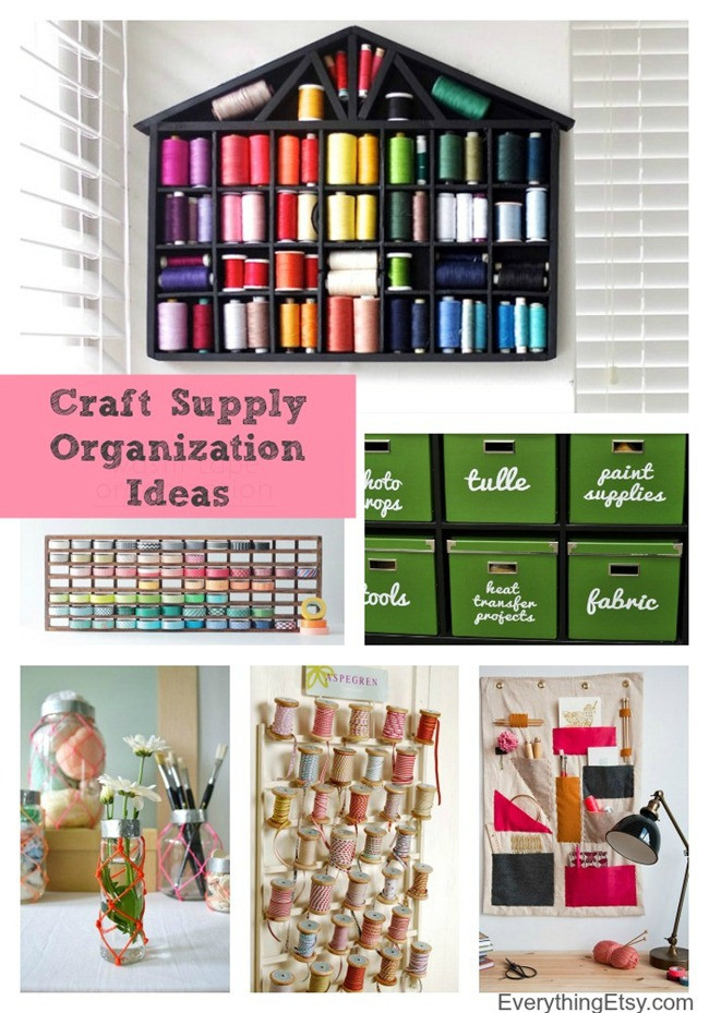 Craft Supply Organization Ideas
 Organizing Craft Supplies–Fresh Ideas to Inspire