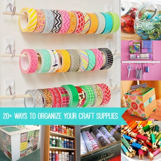 Craft Supply Organization Ideas
 How to Organize Craft Supplies 20 Ideas diycandy