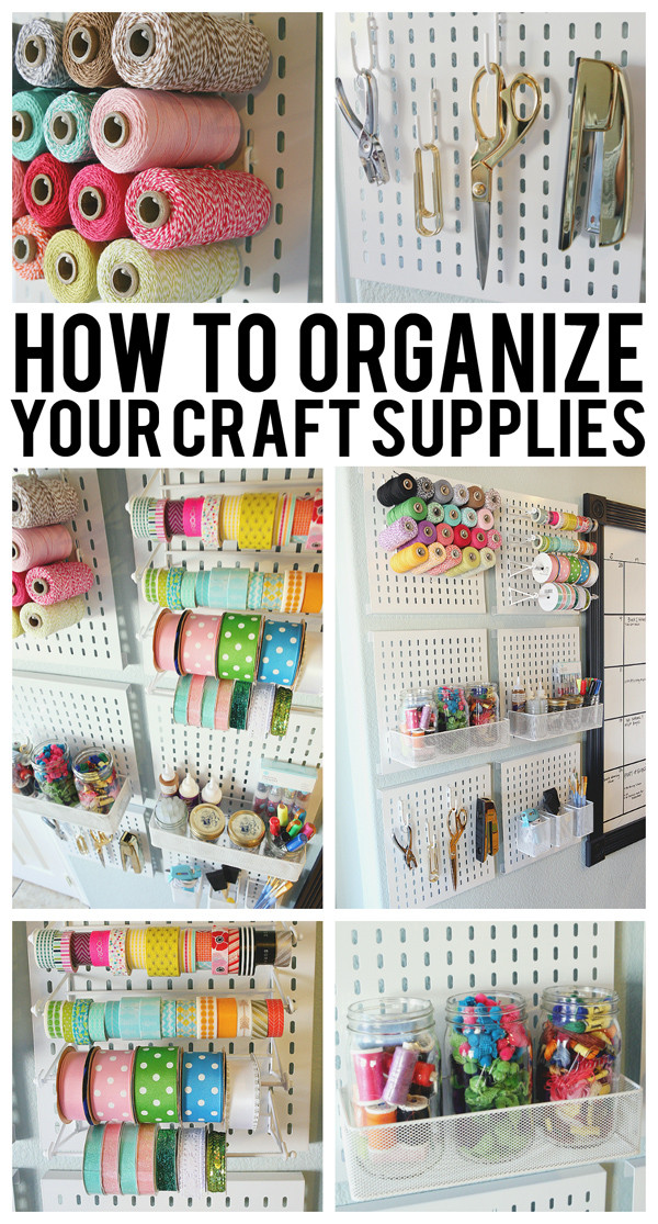 Craft Supply Organization Ideas
 How To Organize Your Craft Supplies Eighteen25