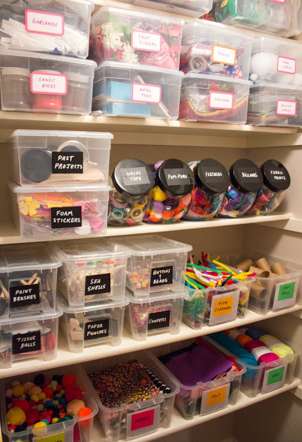 Craft Supply Organization Ideas
 Beautiful before and after projects And link up yours