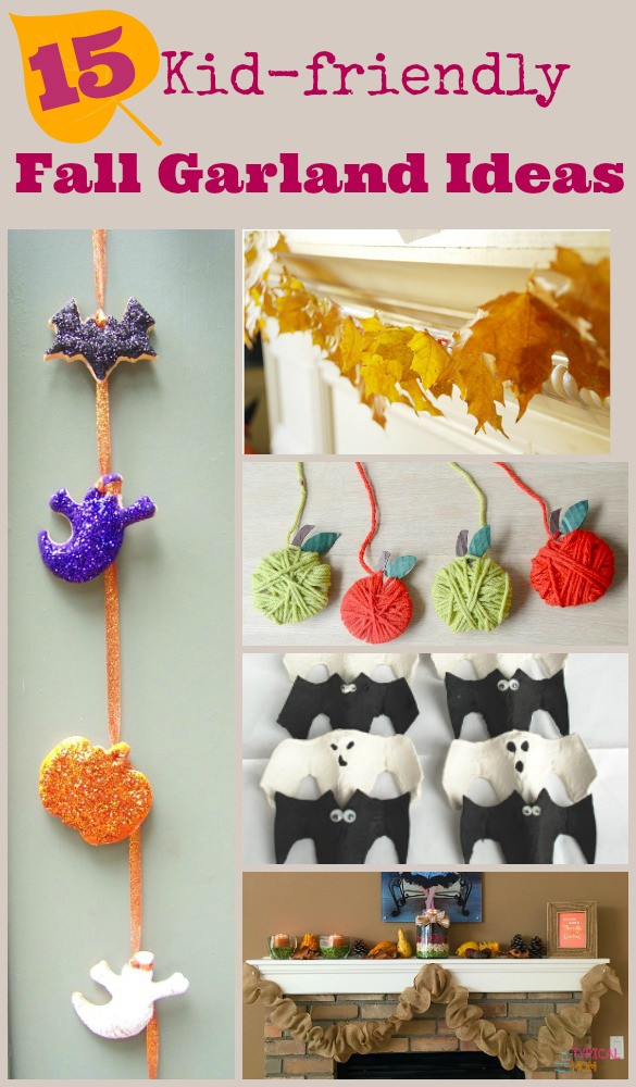 Crafting Ideas For Kids
 15 DIY Fall Garland Crafts for Kids Halloween