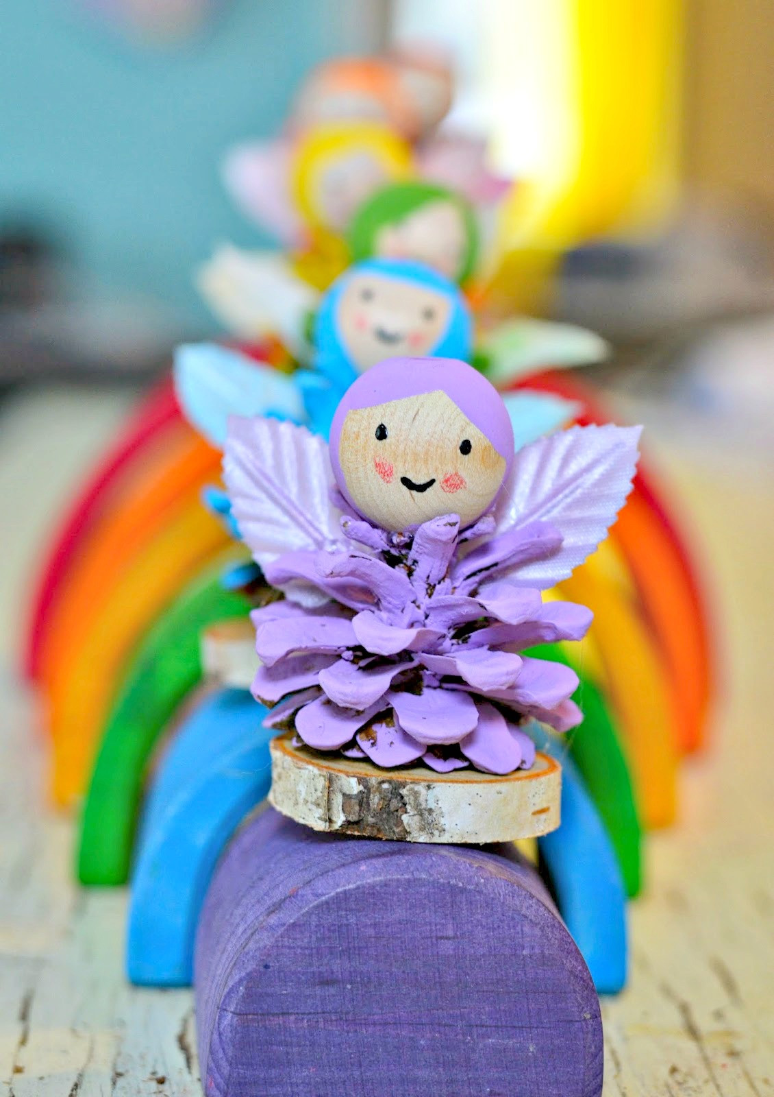 Crafting Ideas For Kids
 Pine Cone Rainbow Fairy Crafts Fun Crafts Kids