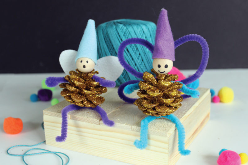 Crafting Ideas For Kids
 Fairy Craft for Kids with Sparkle Pine Cones Darice