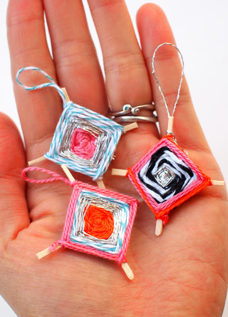 Crafts For Older Kids
 Tiny God s Eye Woven Pendants