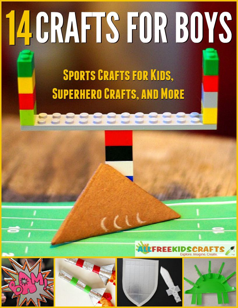 Crafts For Toddler Boys
 14 Crafts for Boys Sports Crafts for Kids Superhero