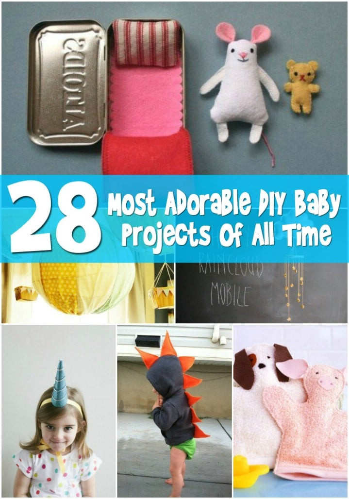 Crafts To Do With Baby
 Top 28 Most Adorable DIY Baby Projects All Time DIY