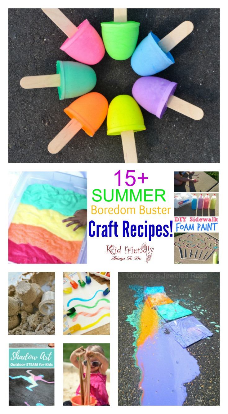 Crafts To Do With Toddlers
 Awesome Summer Fun Boredom Buster Craft Recipes For