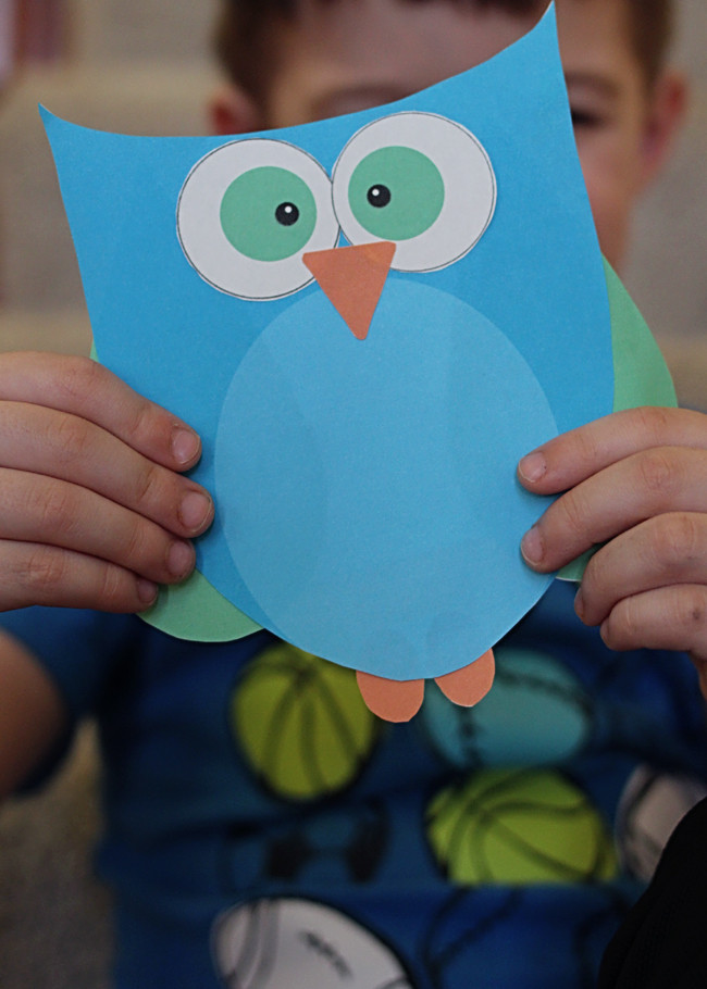 Crafts To Do With Toddlers
 Super Cute Printable Owl Craft Choose Pink or Blue
